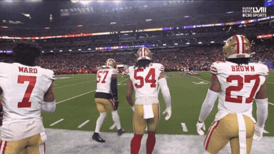 Football Players Ward And Brown On Field GIF