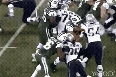 Football Players With Number 54 Jersey GIF