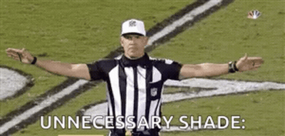 Football Referee Signaling Unnecessary Shade GIF