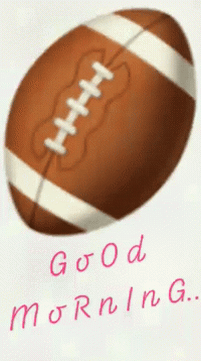 Football Saying Good Morning GIF