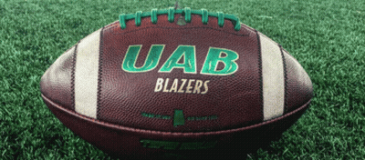 Football Saying UAB Blazers On Grass GIF
