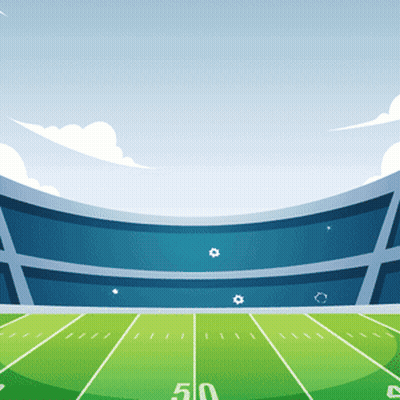 Football Stadium With 50 GIF