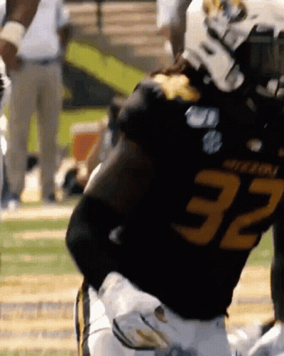 Football Team With Letter R On Shirts GIF