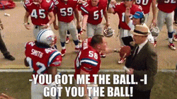 Footballs Coming Home Jon Favreau And Gene Hackman GIF