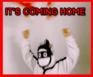 Footballs Coming Home Stickupboys  GIF