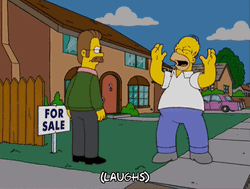 For Sale The Simpsons Homer And Ned Flanders GIF