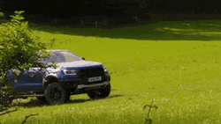 Ford Raptor Ranger Dirt Smoke GIF