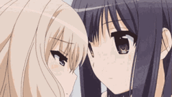Forehead Kiss A Kiss For Petals Reo And Rikka GIF