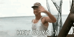 Forest Gump Wave Hey Guys GIF