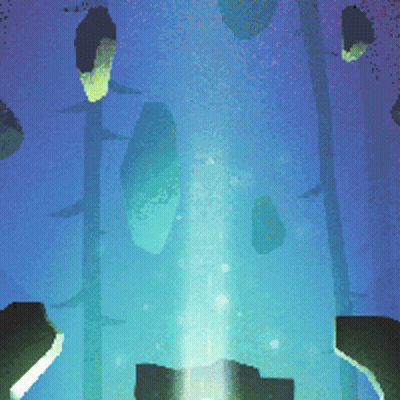 Forest Painting With Light GIF