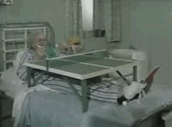 Forever Alone Ping Pong Old Woman