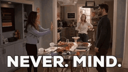 Forget About It Never Mind GIF