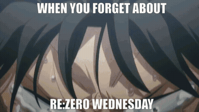 Forget About Re Zero Wednesday Meme GIF