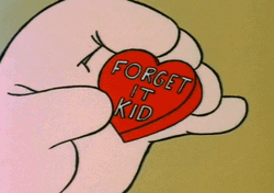 Forget It Kid Heart Pill Funny Valentines Day GIF