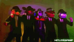 Formal Attire Dancing Freddy With His Friends GIF