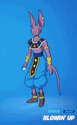 Fornite Dragon Ball Beerus Destruction God Posing Selfie  GIF