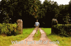 Forrest Gump Leaving Work GIF