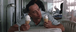 Forrest Gump Licking Ice Cream