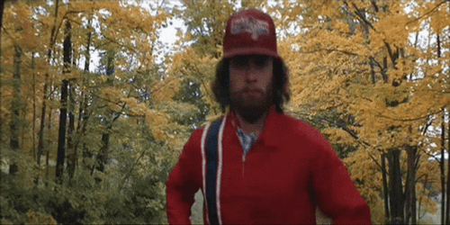Forrest Gump Running In Forest GIF