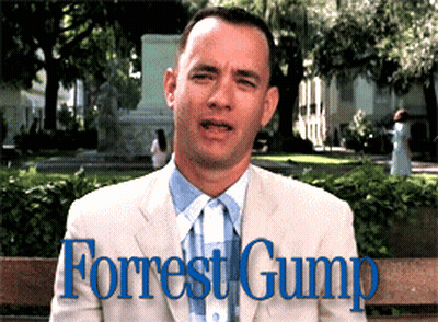 Forrest Gump Sitting On Bench GIF