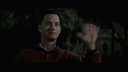 Forrest Gump Wave Cute Hi  GIF