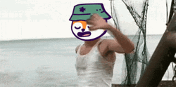 Forrest Gump Waving Fox Head Meme GIF