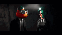 Fortnite Alien Head Wearing Shades Clip GIF