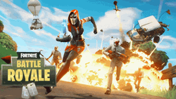 Fortnite Battle Royale Vs Minecraft Illustration