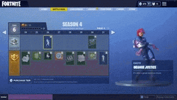 Fortnite Building Character Orange Justice GIF