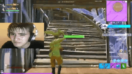 Fortnite Building Staircase Running GIF