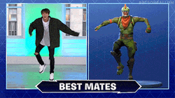 Fortnite Dance BTS And Soldier Hero Rex Jonesy  GIF
