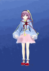 Fortnite Default Dance Satori Komeiji Anime GIF