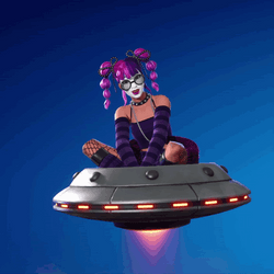 Fortnite Lace Riding Ufo GIF