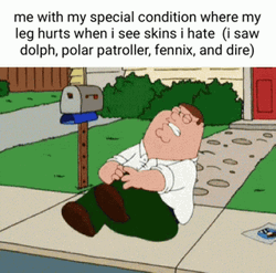 Fortnite Peter Griffin Screaming Glitch GIF