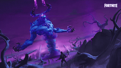 Fortnite Poster With Giant Monster GIF