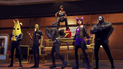 Fortnite Season 2 Character Line Up Clip GIF