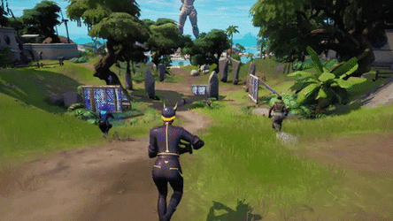 Fortnite Slide Gun Firing Gameplay Clip GIF