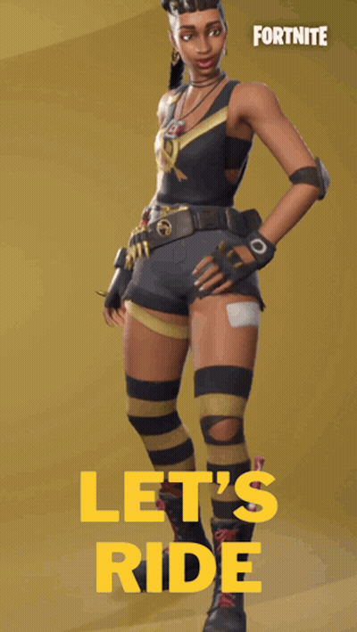 Fortnite Video Game Poster GIF