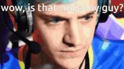Fortnite Wow Is That Ninja My Guy GIF