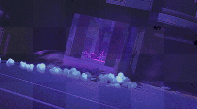 Fortnitemares Midas Rising Poster Purple Background GIF