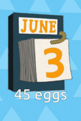 Forty Five Egg June GIF