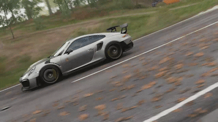 Forza Horizon 4 Porsche 911 GT2 RS Silver GIF