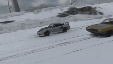 Forza Horizon 4 Porsche 911 GT2 RS Winter GIF