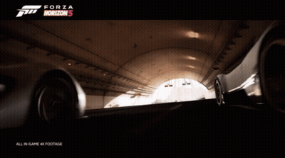 Forza Horizon 5 Tunnel Poster GIF