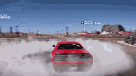 Forza Horizon5 Dodge Challenger Srt Hellcat GIF