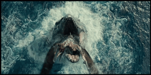 Fossils Show Asteroid Killed Mosasaurus GIF