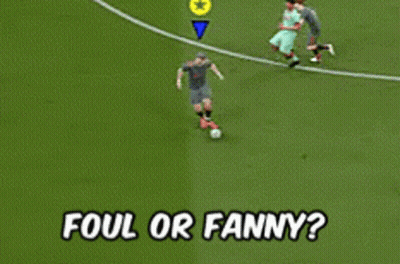 Foul Or Fanny Soccer Field With Players GIF
