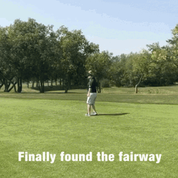 Found The Fairway In Golf Course
