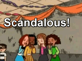 Four Animated Ladies Drama Laughing GIF