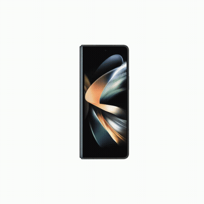 Four Different Colored Samsung Phones Are Lined Up On A White Surface GIF